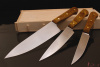 Кухонные ножи Набор кухонных ножей серии "Classic" Bohler N 690, рукоять карельская береза. 