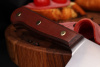 Шеф нож серии "Classic" Bohler N690, рукоять текстолит.